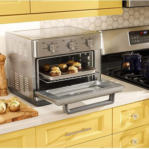 GE USED Digital Air Fry 8-in-1 Toaster Oven, Stainless Steel - G9OAAASSPSS