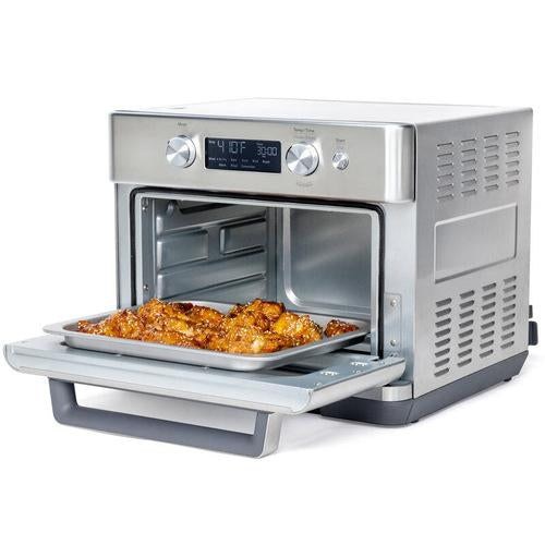 GE USED Digital Air Fry 8-in-1 Toaster Oven, Stainless Steel - G9OAAASSPSS
