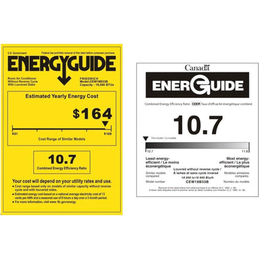 Friedrich CEW18B33B Chill Premier Cooling & Heating Air Conditioner Window Unit 18,000 BTU