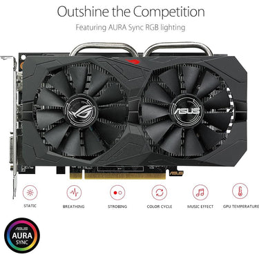 ASUS - AMD RADEON RX 560 O4GB GAMING GDDR5 DP HDMI DVI AMD