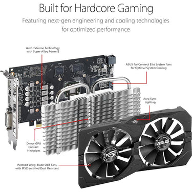 ASUS - AMD RADEON RX 560 O4GB GAMING GDDR5 DP HDMI DVI AMD