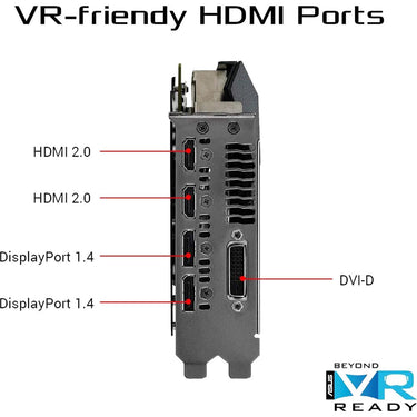 ASUS - VGA NVIDIA GEFORCE GTX 1060 6GB ROG STRIX OC EDITION VR READY HDMI 2.0 DP