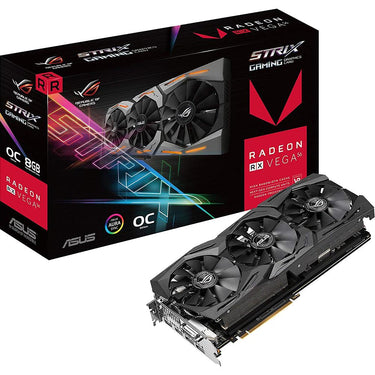 ASUS - VGA NVIDIA ROG RADEON RX VEGA 56 8GB 2048-BIT HBM2 PCIE 3.0 HDCP READY