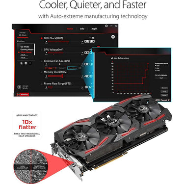 ASUS - VGA NVIDIA ROG RADEON RX VEGA 56 8GB 2048-BIT HBM2 PCIE 3.0 HDCP READY