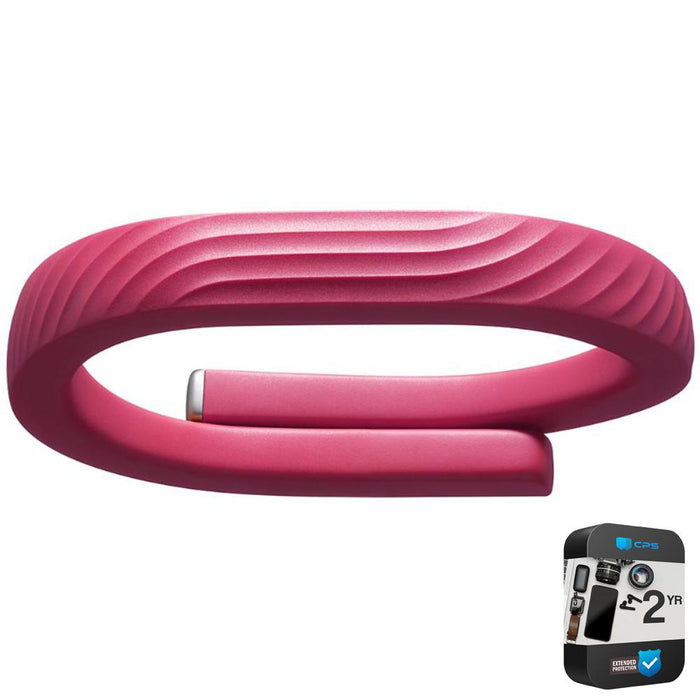 Jawbone UP24 Large Wristband for Phones, Pink Coral (Renewed) + 2 Year Protection Pack