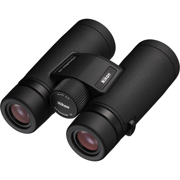Nikon Monarch M7 Binoculars, 10x42, ED Lenses (Renewed) + 2 Year Protection Pack