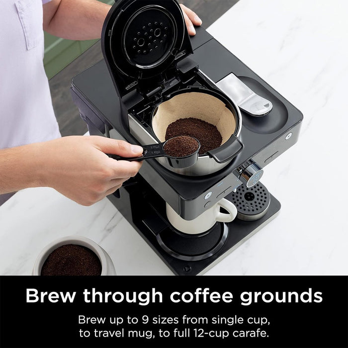 Ninja Espresso & Coffee Barista System w/ Ristretto (Renewed) + 2 Year Protection Pack