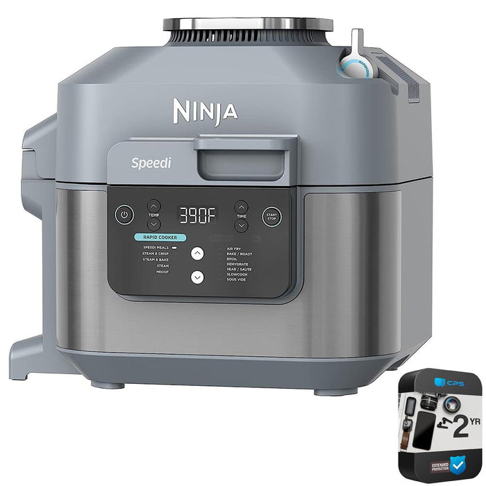 Ninja 6 Quart Speedi 12-in-1 Rapid Cooker, Air Fryer (Renewed) +2 Year Protection Pack