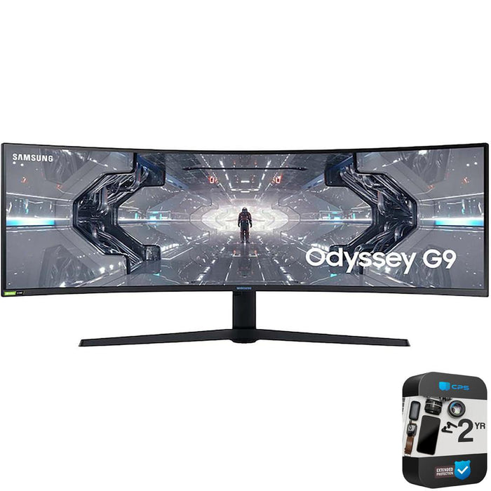 Samsung 49" Odyssey G9 DQHD Gaming Monitor (Renewed) +2 Year Protection Pack