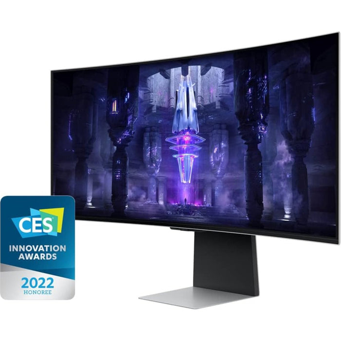 Samsung 34" G85SB OLED Ultra WQHD Curved Gaming Monitor (Renewed) +2Year Protection Pack