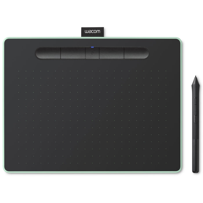 Wacom Intuos Creative Pen Tablet, Bluetooth (Green) (Renewed) +2 Year Protection Pack