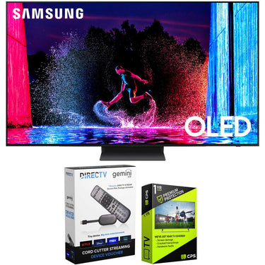 Samsung QN42S90DA 42" OLED 4K Smart TV (2024) Bundle with Redeemable DIRECTV Gemini Air