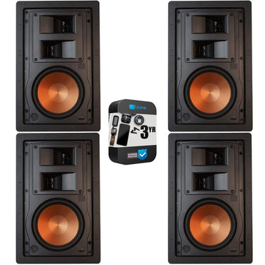 Klipsch R-5650-S II In-Wall Speaker Black Each 4 Pack with 3 Year Warranty