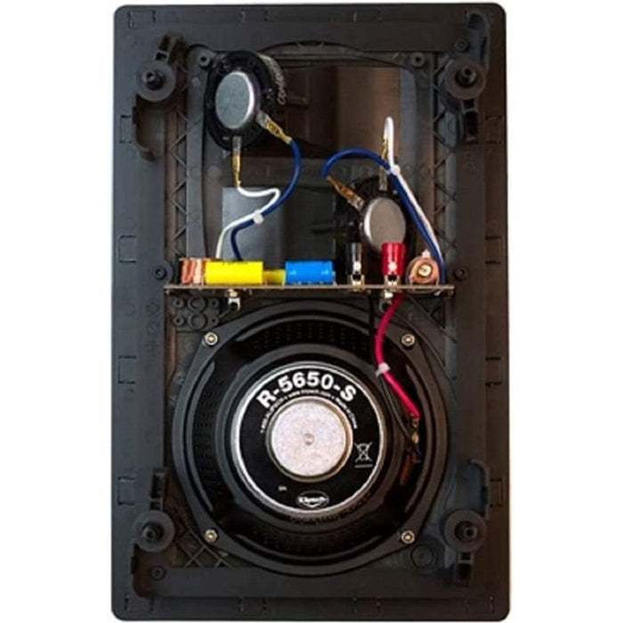 Klipsch R-5650-S II In-Wall Speaker Black (Pair) +Deco Gear Wire +Banana Plugs