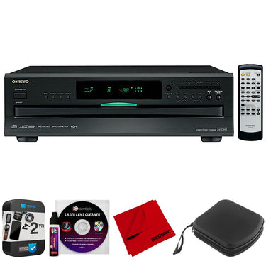 Onkyo DX-C390 6 Disc CD Changer w/ 2 Year Warranty + Accessories Bundle