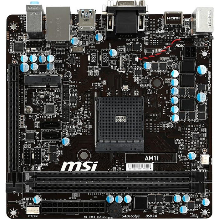 MSI AM1 Kabini Mini ITX Solution