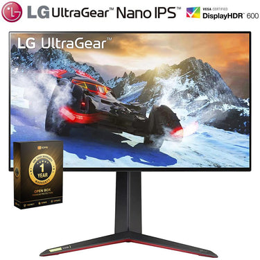 LG 27" UltraGear Gaming Monitor 4K UHD Nano IPS (Open Box) with 1 Year Warranty