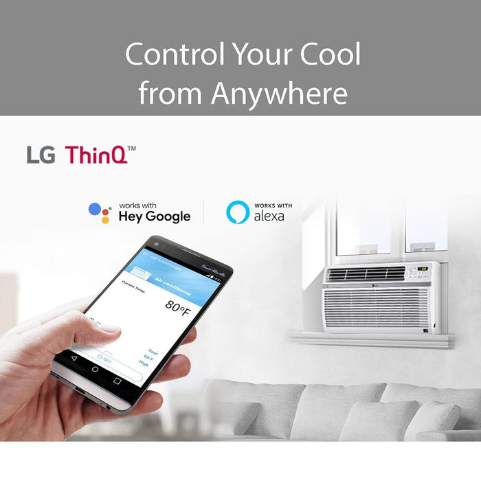LG 12,000 BTU Smart Window AC with Fan (Renewed) +3 Year Protection Pack