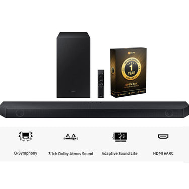 Samsung 3.1ch Soundbar and Subwoofer w/ Dolby Atmos (Open Box) + 1 Year Warranty