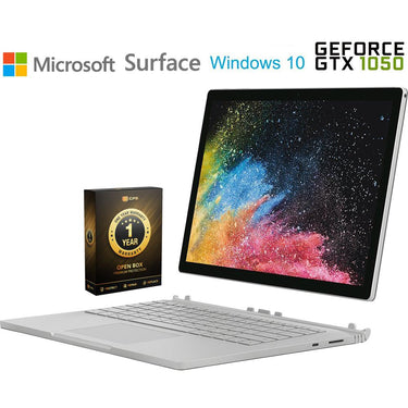 Microsoft Surface Book 2 13.5" 8/256G 2-in-1 Laptop (Open Box) + 1 Year Warranty