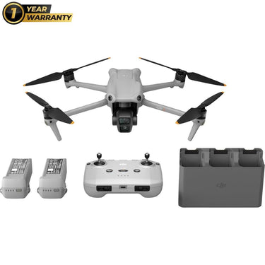 DJI Air 3 Fly More Combo w/ Dual-Camera Drone RC (Open Box) + 1 Year Warranty Pack