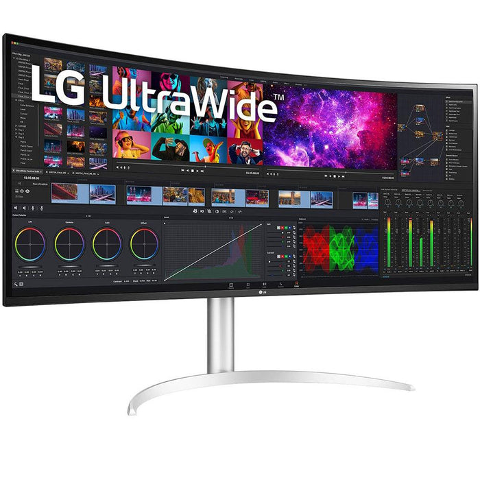 LG 40" Curved U.Wide Nano Monitor with Thunderbolt 4 (Open Box) + 1 Year Warranty