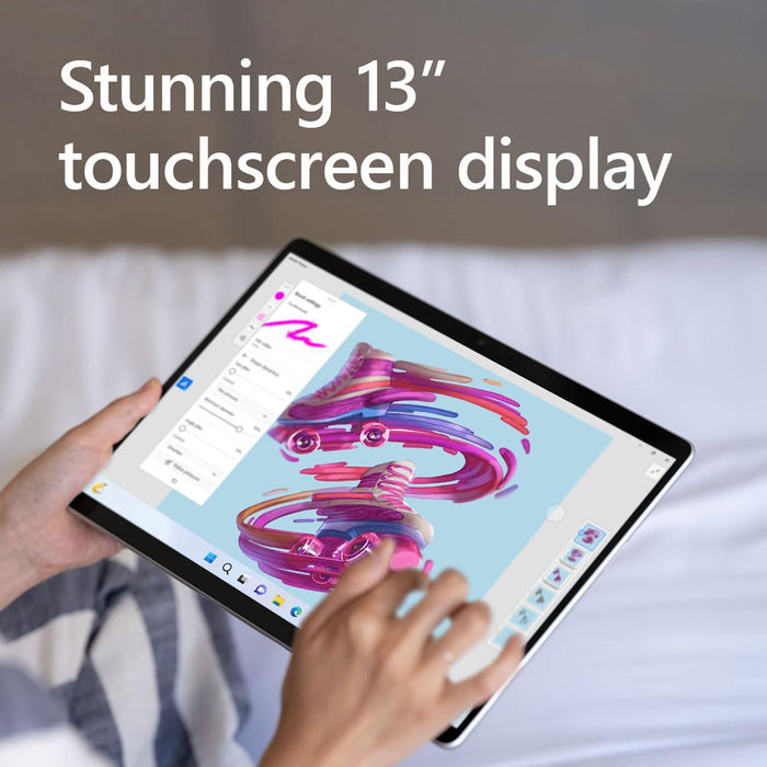 Microsoft Surface Pro 9 13" Tablet i7 16/256GB Platinum Open Box + 1 Yr Warranty