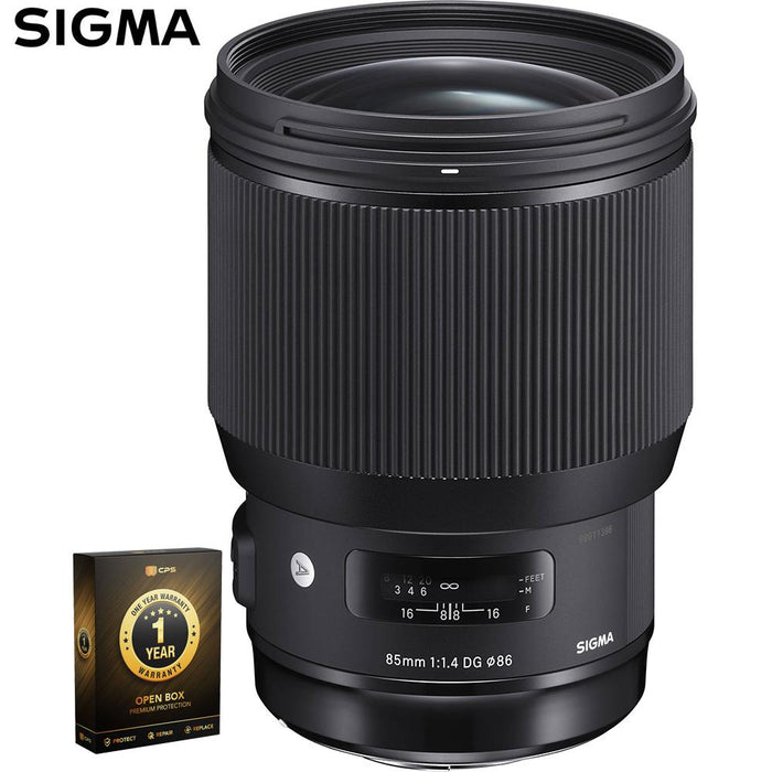 Sigma 85mm F1.4 DG HSM Art Sensor Lens for Sigma (Open Box) with 1 Year Warranty