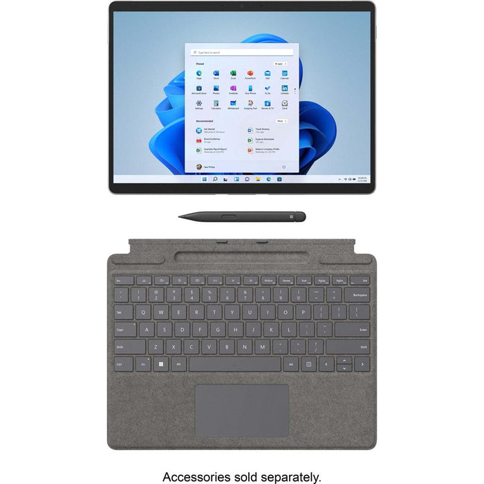 Microsoft Surface Pro 8 13" Intel i7 16/256GB Platinum Open Box + 1 Yr Warranty