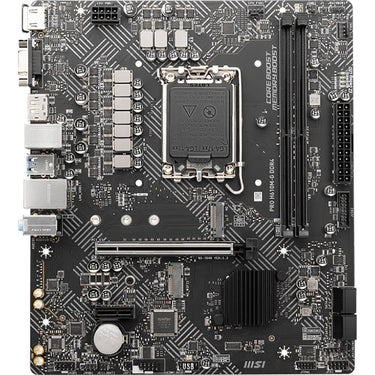 MSI PRO H610M-G DDR4 ProSeries Motherboard, LGA1700, PCIe 4, M.2 Slots