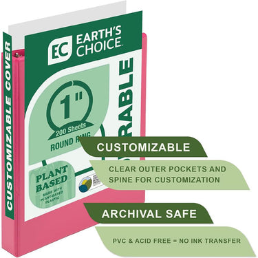 Samsill Biobased 1" RR View Bnd 4pk