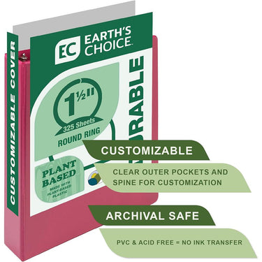 Samsill Biobased 1.5" RR View Bnd 4pk