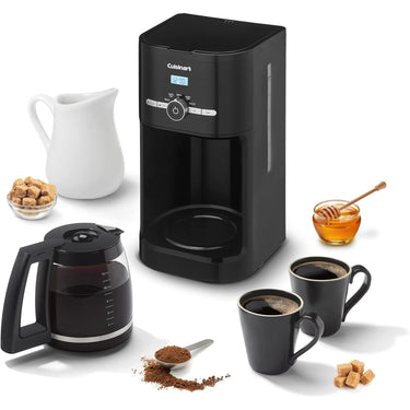 Cuisinart Brew Central 12-Cup Programmable Coffeemaker (Black), Factory Refurbished