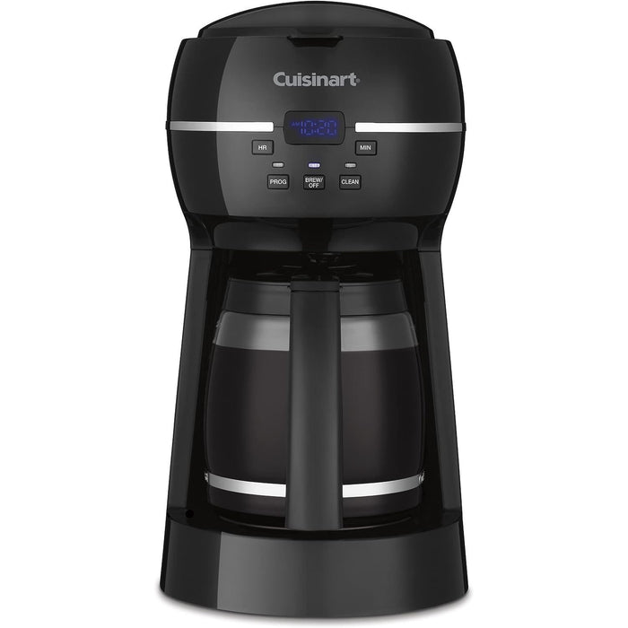 Cuisinart 12-Cup Programmable Coffeemaker, Black (DCC-1500), Factory Refurbished