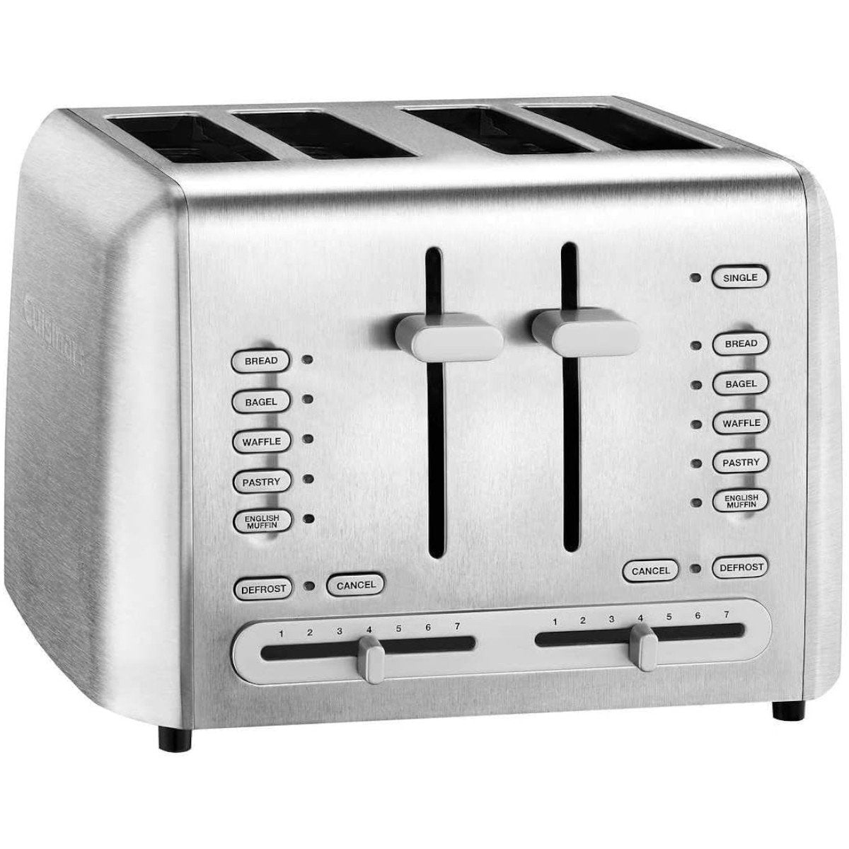 Toaster Factory Cuisinart Custom Select 4-Slice Toaster, Factory Refurbished