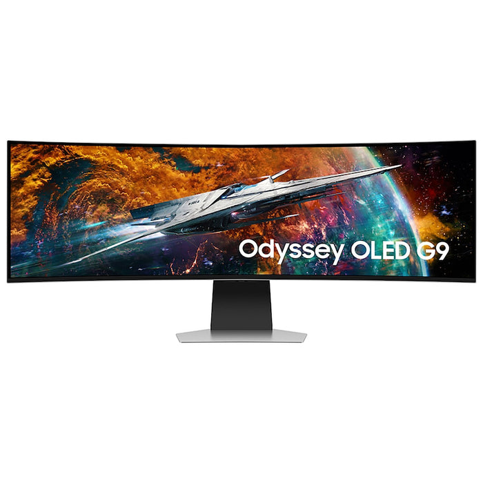 Samsung 49" Odyssey OLED G9 DQHD Curved Gaming Monitor + 1 Year Protection Pack