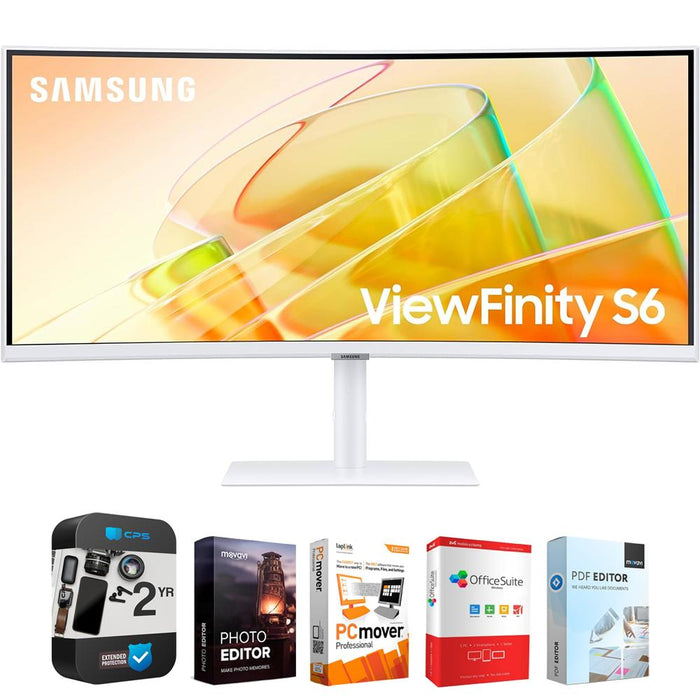 Samsung 34" ViewFinity S65TC Ultra-WQHD Curved Monitor + 2 Year Protection Pack