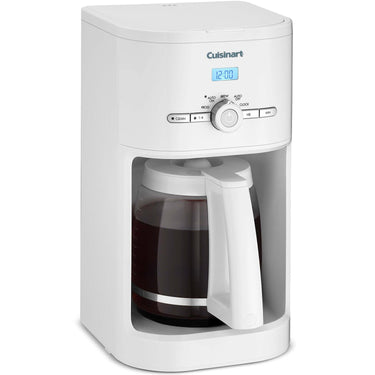 Cuisinart Brew Central 12-Cup Programmable Coffeemaker (White), Factory Refurbished