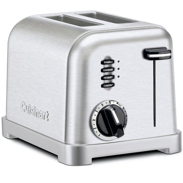 Cuisinart CPT-160 Metal Classic 2-Slice Toaster, Brushed Stainless, Factory Refurbished