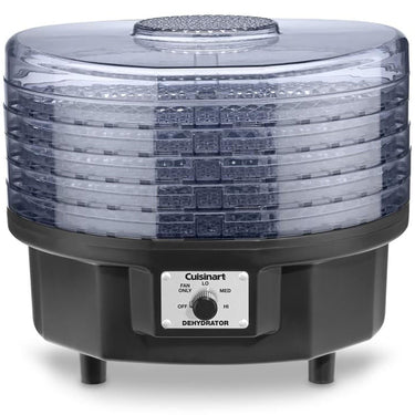 Cuisinart DHR-20P1 Food Dehydrator, 13.38 x 15.63 x 12 inches, Black, Factory Refurbished