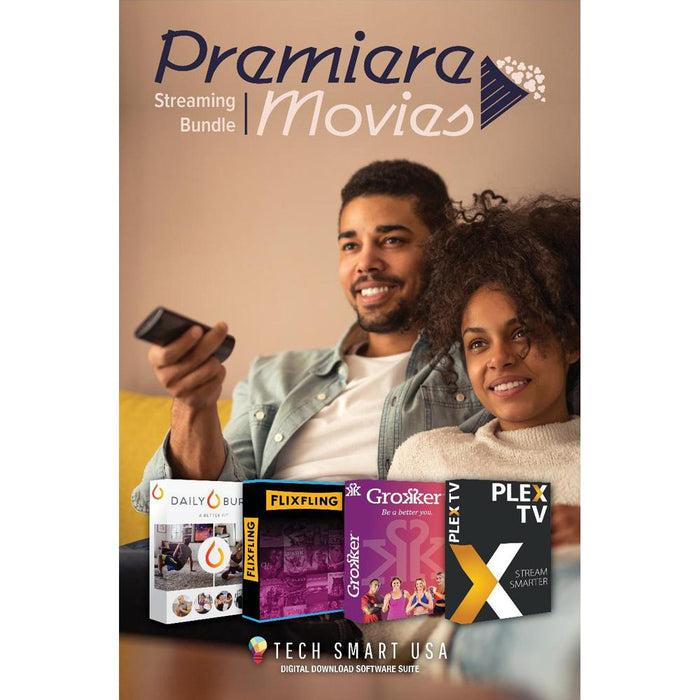 Tech Smart USA Premiere Movies Streaming 2020 Digital Download Card for PC - Open Box