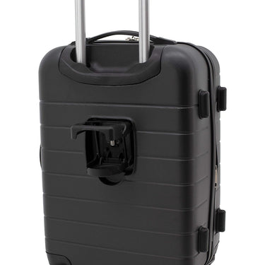 Wrangler 20" Smart Spinner Carry-On Luggage With USB Charging Port, Black