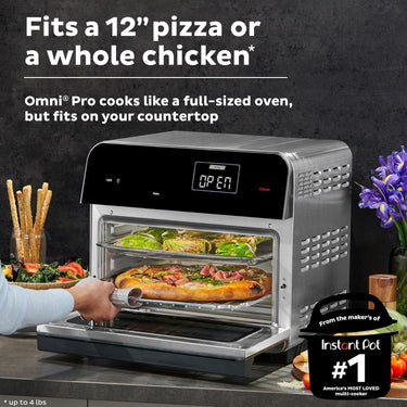 Instant Pot Omni Pro 19QT/18L Toaster Oven Air Fryer, 14-in-1, REFURBISHED