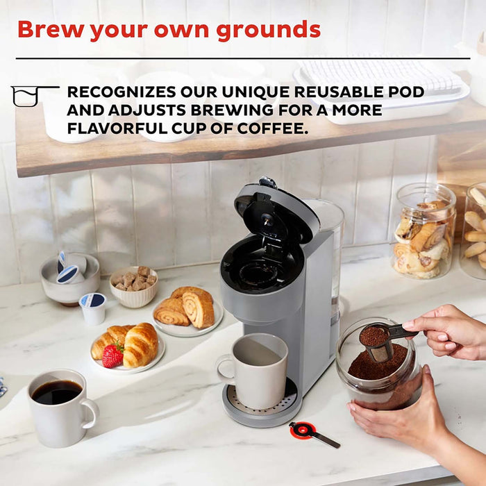Instant Pot Solo Single-Serve Coffee Maker, Ground Coffee and Pod Coffee Maker (Refurbished)