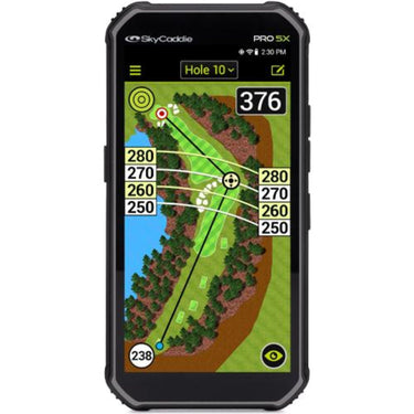 SkyCaddie Pro 5X Tourbook Handheld GPS Rangefinder (2024) + 1 Year Protection Pack