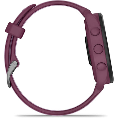 Garmin Forerunner 165 Music Smart Sport Watch, Berry + Lilac