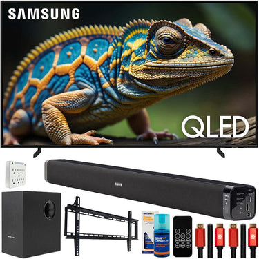 Samsung QN75Q60D 75" QLED 4K Smart TV (2024) with Deco Gear Home Theater Bundle