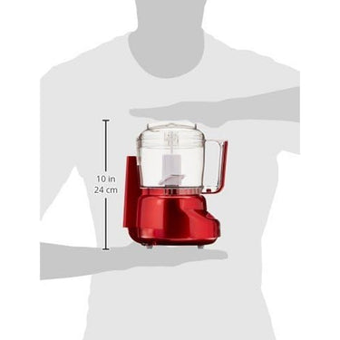 Cuisinart Mini Prep Plus Food Processor, 3 Cup, Metallic Red, Factory Refurbished