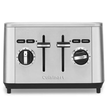 Cuisinart CPT-14WM Stainless Steel 4-Slice Toaster, Factory Refurbished