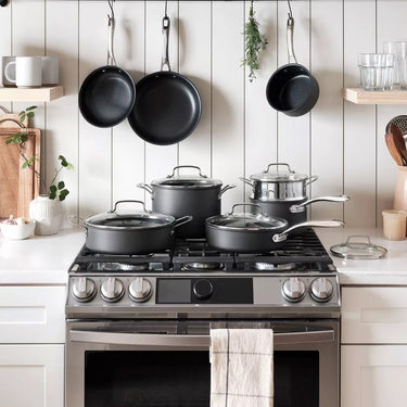 Cuisinart Chef's Classic Nonstick Hard Anodized Cookware 13 Piece Set, Black